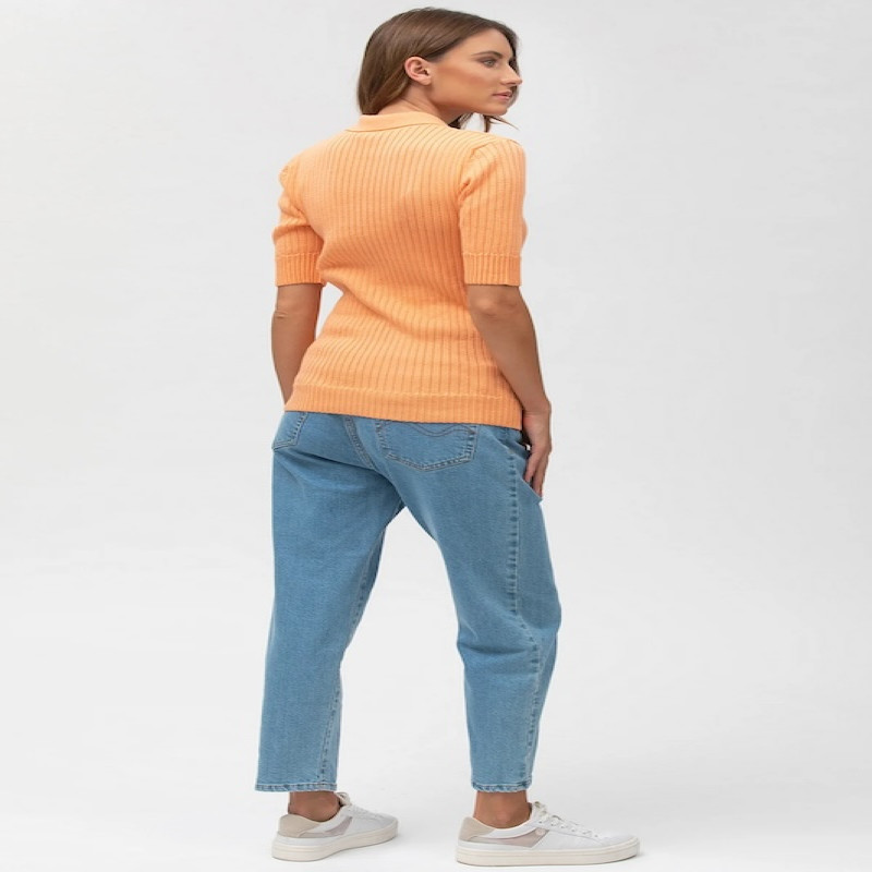 Made in Italy MOM FIT W020 Cotton Maternity Jeans